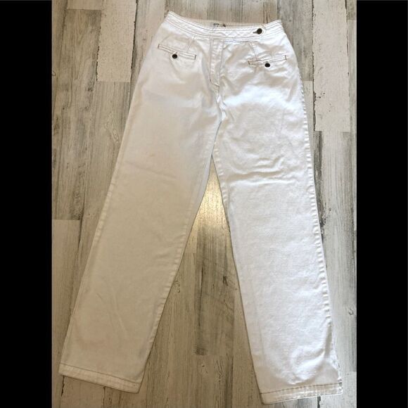 Vintage Benard White Mom High rise Jeans Size 8 - Picture 2 of 7